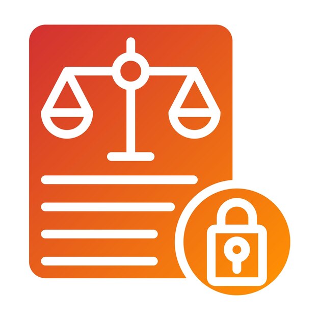 Diseño vectorial Estilo del icono de regulación cibernética