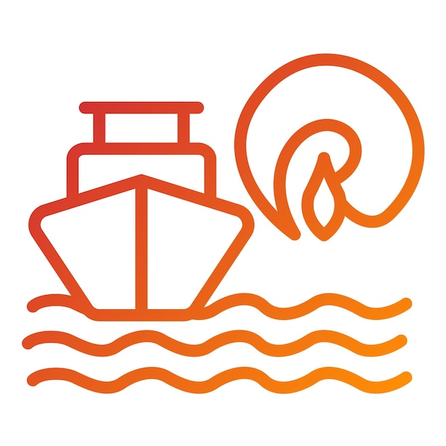 Diseño vectorial Estilo del icono de Reliance Harbor
