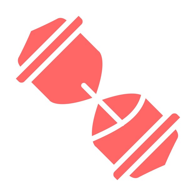 Diseño vectorial Estilo del icono del reloj de arena