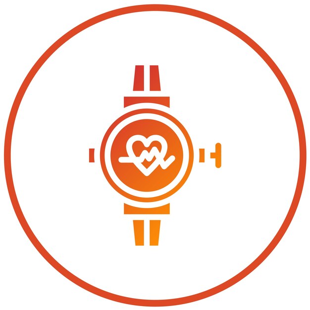 Diseño vectorial Estilo de icono de reloj deportivo