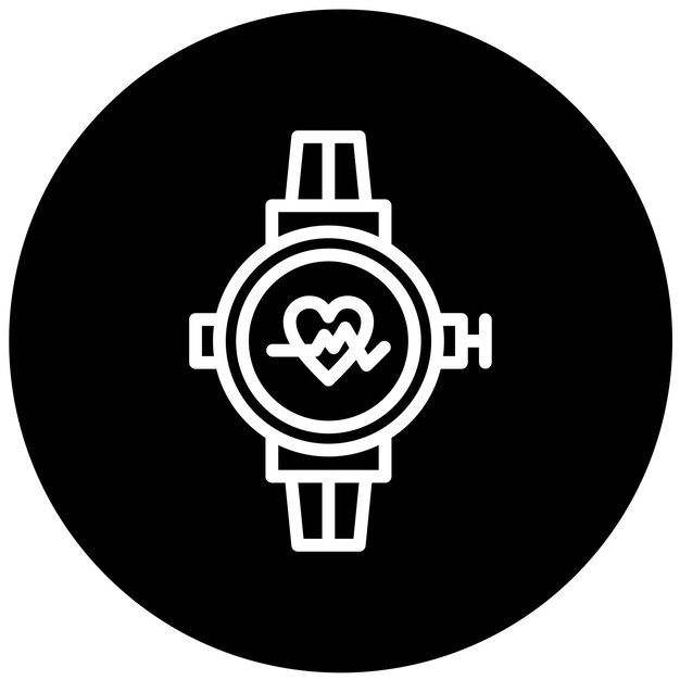 Diseño vectorial Estilo de icono de reloj deportivo
