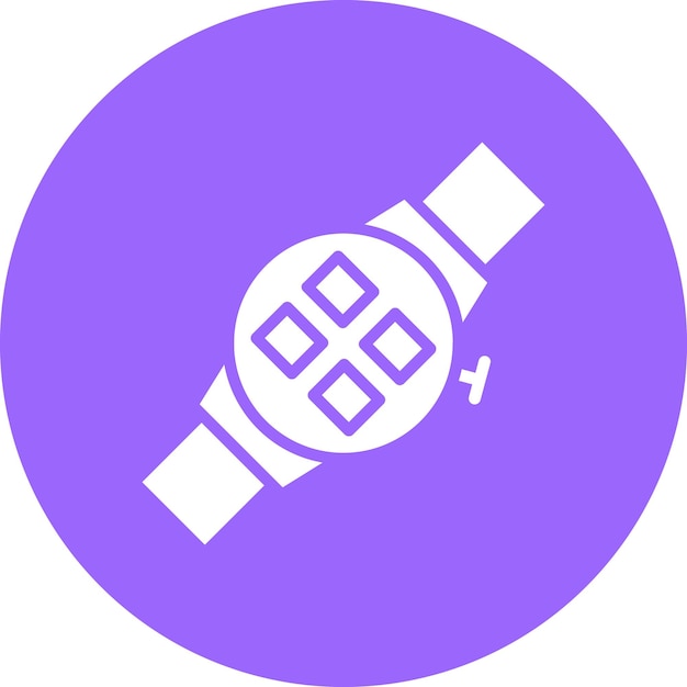 Diseño vectorial del estilo del icono del reloj inteligente