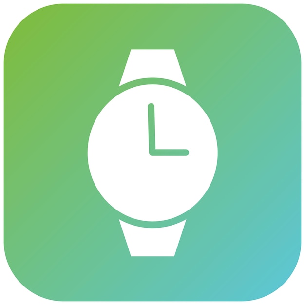 Diseño vectorial Estilo del icono del reloj