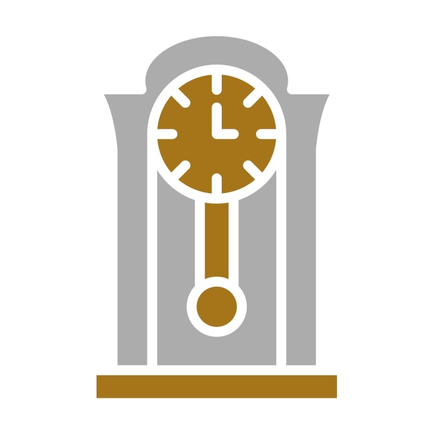 Diseño vectorial Estilo del icono del reloj