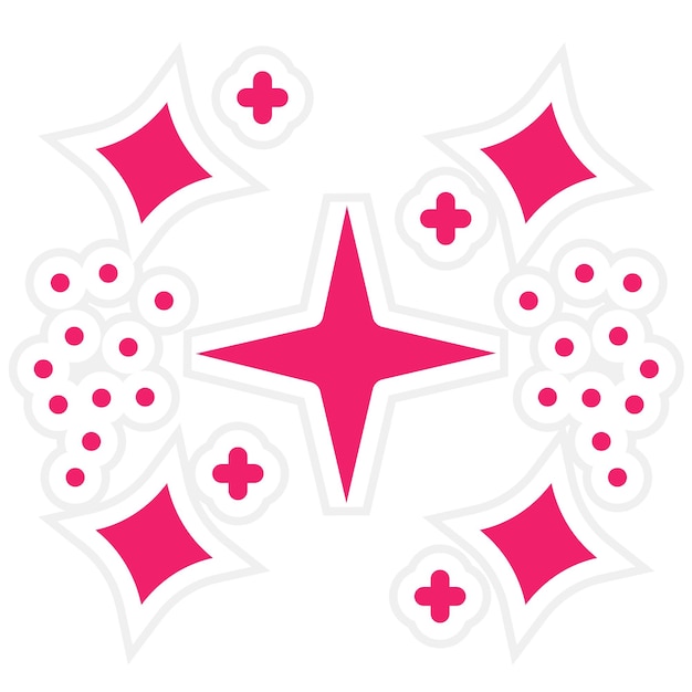 Diseño vectorial Estilo de icono reluciente