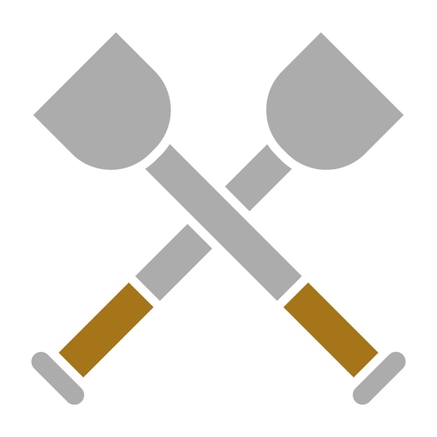 Diseño vectorial de estilo de icono de remo