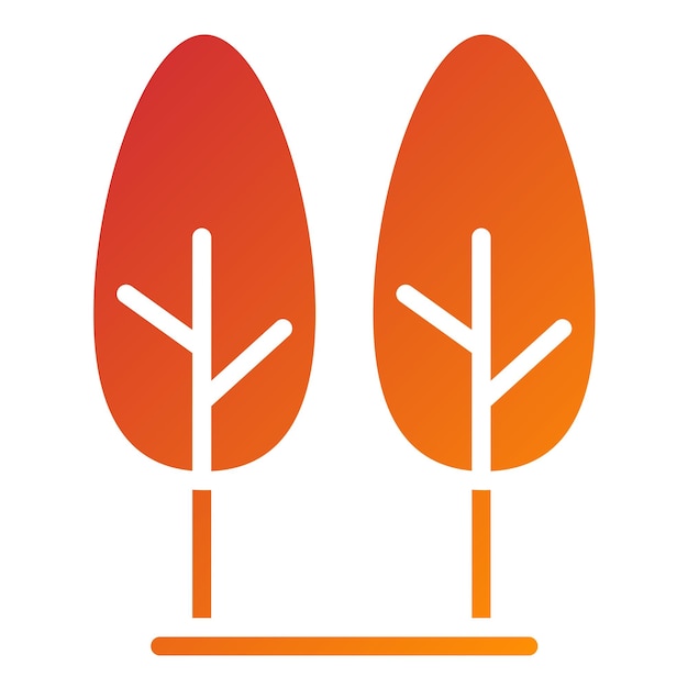 Diseño vectorial Estilo del icono de la reserva natural