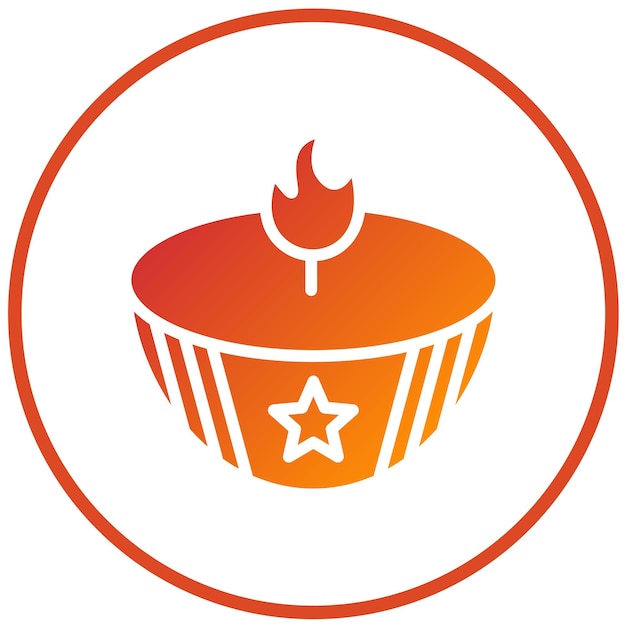 Diseño vectorial Estilo de icono resplandeciente