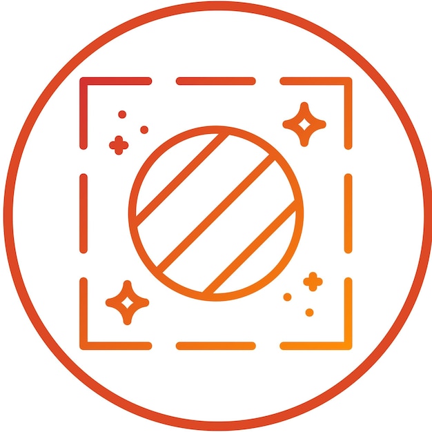 Diseño vectorial Estilo de icono de resplandor