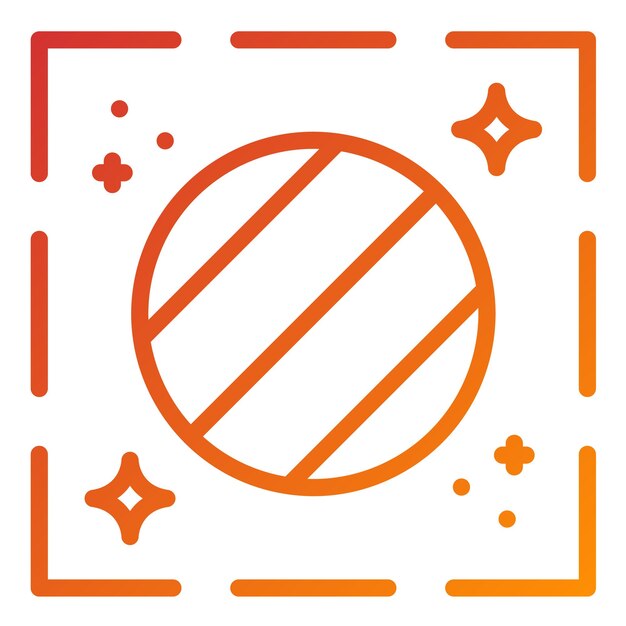 Diseño vectorial Estilo de icono de resplandor