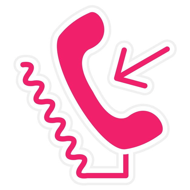 Diseño vectorial Estilo del icono de la respuesta