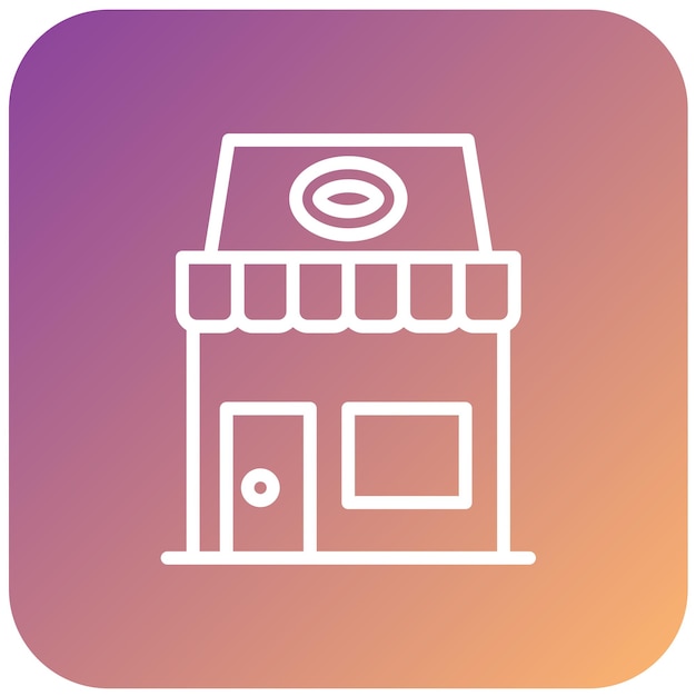 Diseño vectorial Estilo de icono de restaurante