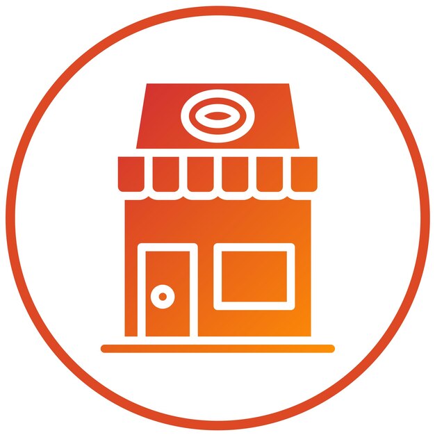 Diseño vectorial Estilo de icono de restaurante