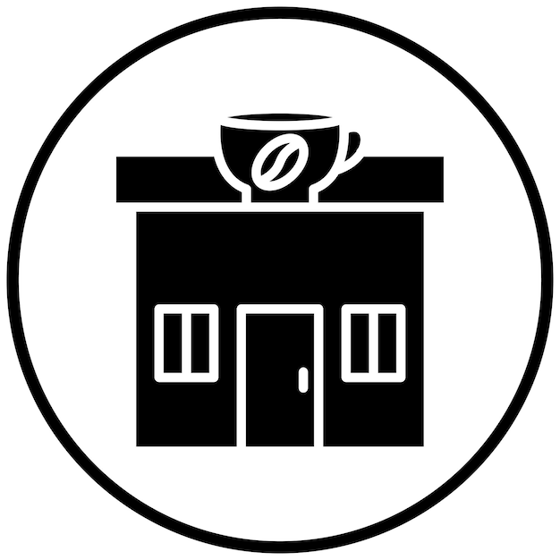 Diseño vectorial Estilo de icono de restaurante