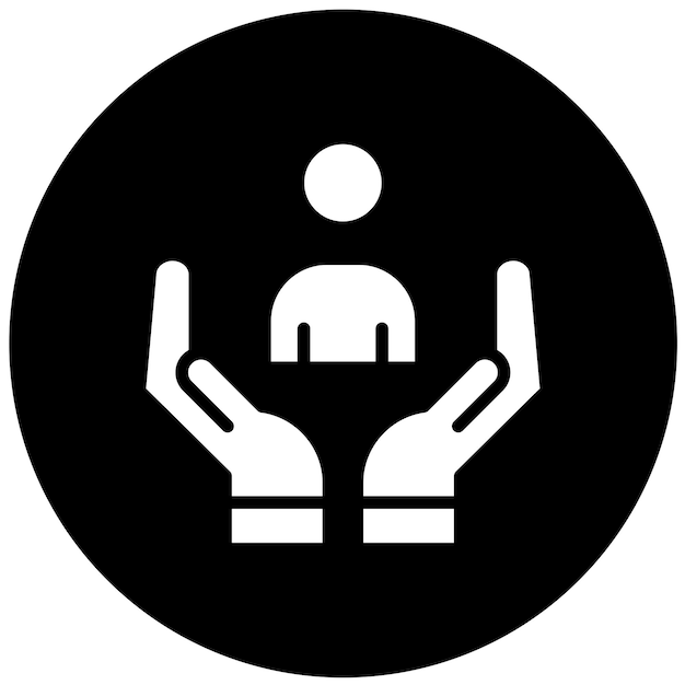 Diseño vectorial Estilo del icono de retención de clientes