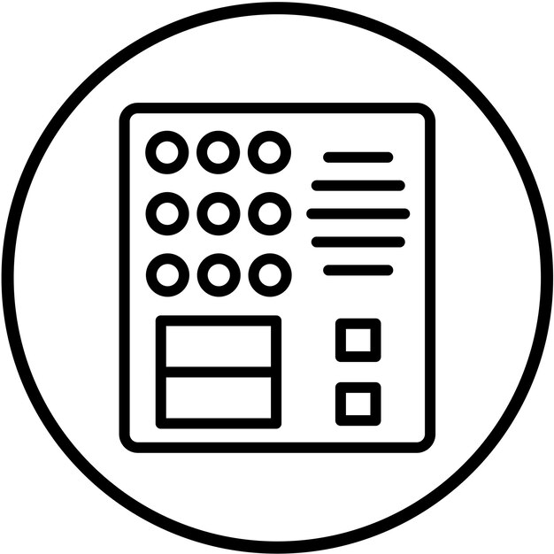 Diseño vectorial Estilo del icono de retroalimentación