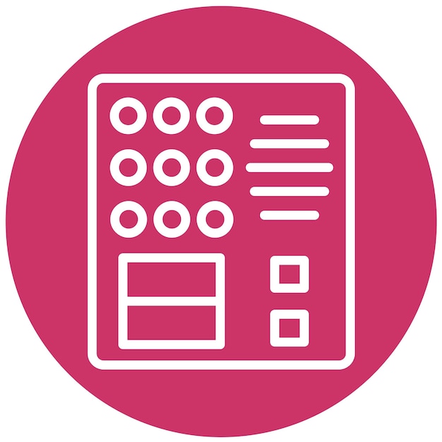 Diseño vectorial Estilo del icono de retroalimentación