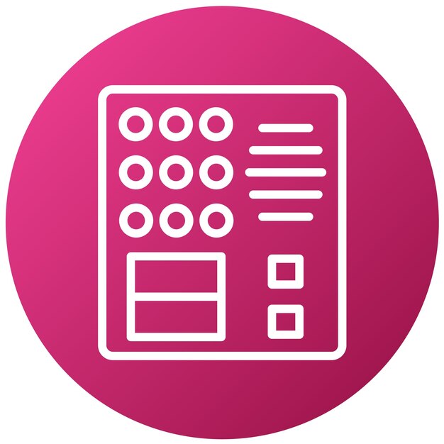 Diseño vectorial Estilo del icono de retroalimentación
