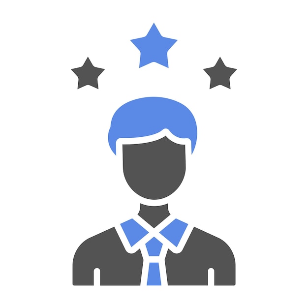 Diseño vectorial Estilo del icono de revisión del cliente