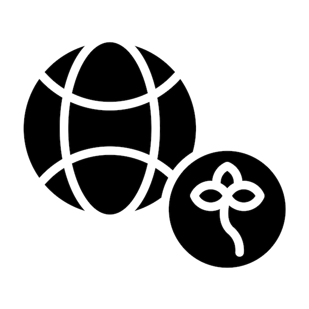 Diseño vectorial Estilo del icono de la Revolución Verde