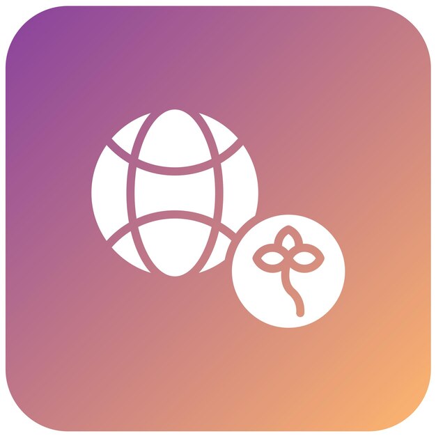 Diseño vectorial Estilo del icono de la Revolución Verde
