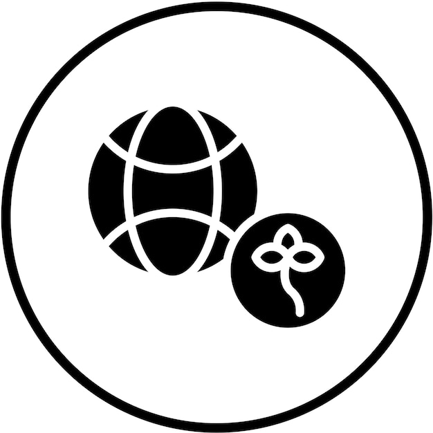 Diseño vectorial Estilo del icono de la Revolución Verde