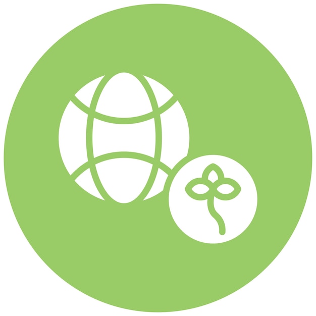 Diseño vectorial Estilo del icono de la Revolución Verde