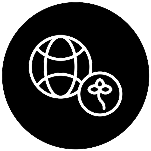 Diseño vectorial Estilo del icono de la Revolución Verde