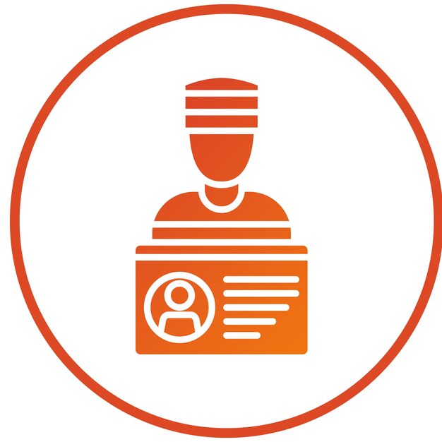 Diseño vectorial de estilo de icono de robo de identidad