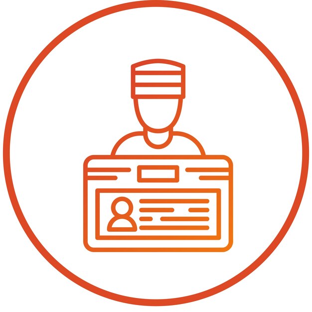 Diseño vectorial de estilo de icono de robo de identidad