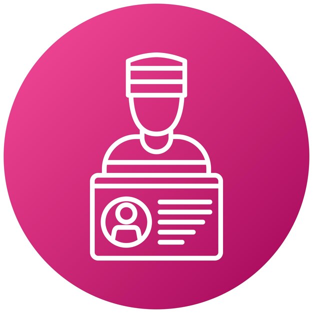 Diseño vectorial de estilo de icono de robo de identidad