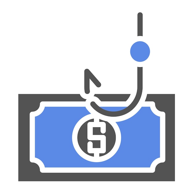 Diseño vectorial de estilo de icono de robo