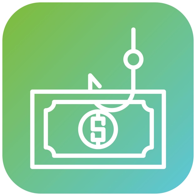 Diseño vectorial de estilo de icono de robo