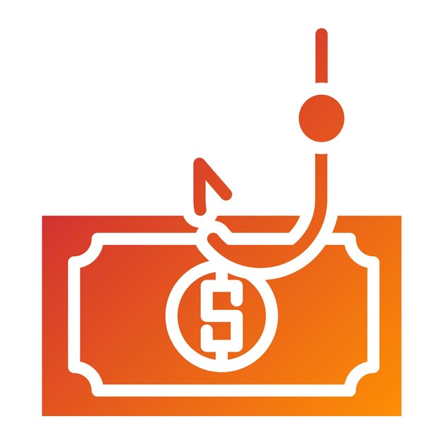 Diseño vectorial de estilo de icono de robo