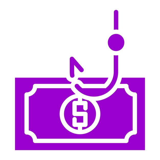 Diseño vectorial de estilo de icono de robo