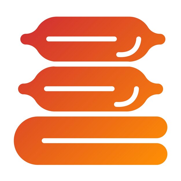 Diseño vectorial estilo icono de ropa de cama de Jersey