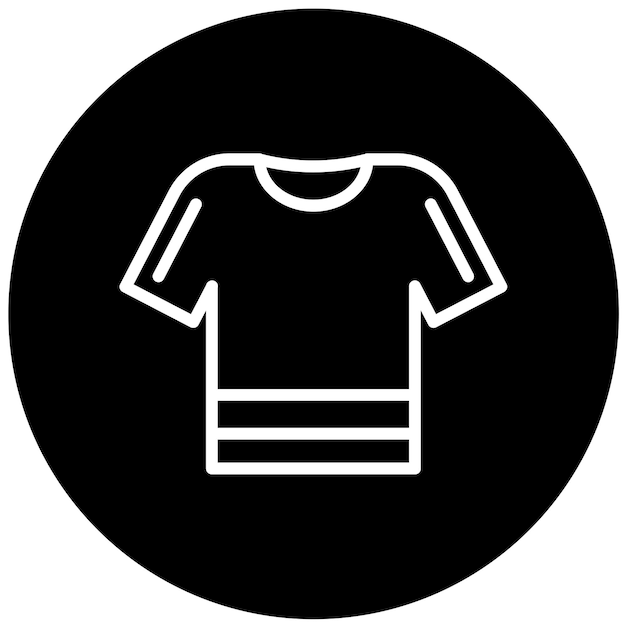 Diseño vectorial de estilo de icono de ropa