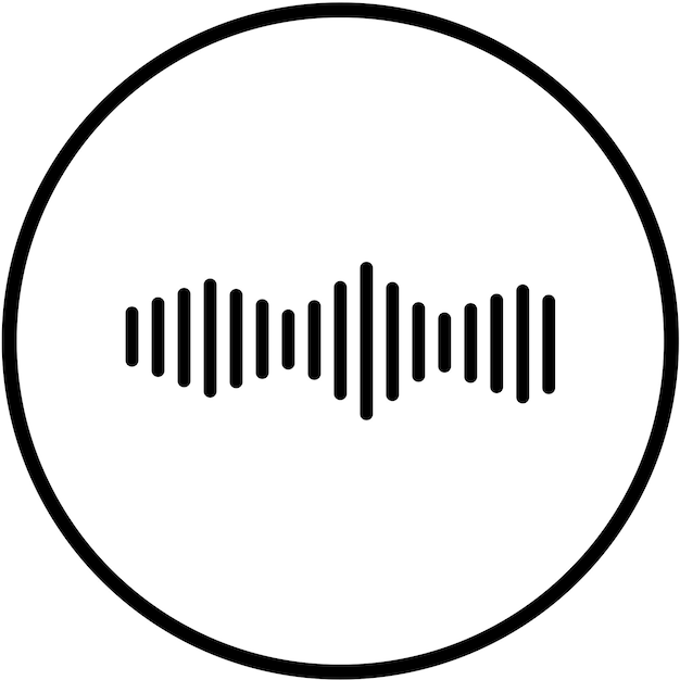 Diseño vectorial Estilo de icono de ruido de línea