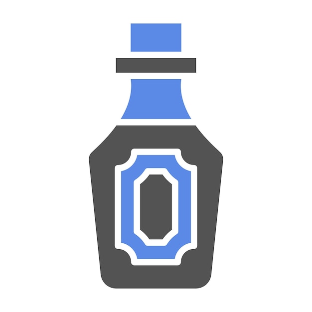 Diseño vectorial del estilo del icono de Rum