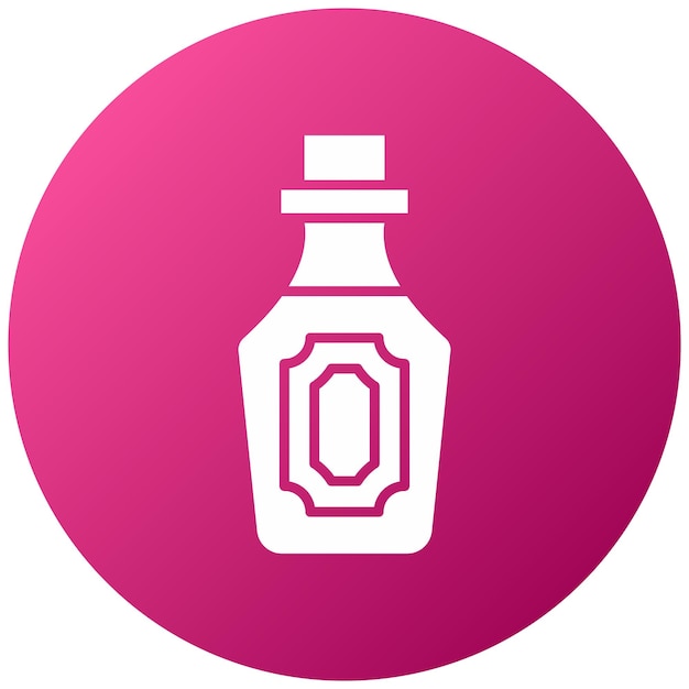 Diseño vectorial del estilo del icono de Rum