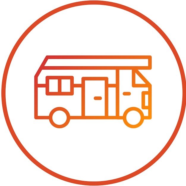 Diseño vectorial de estilo de icono RV