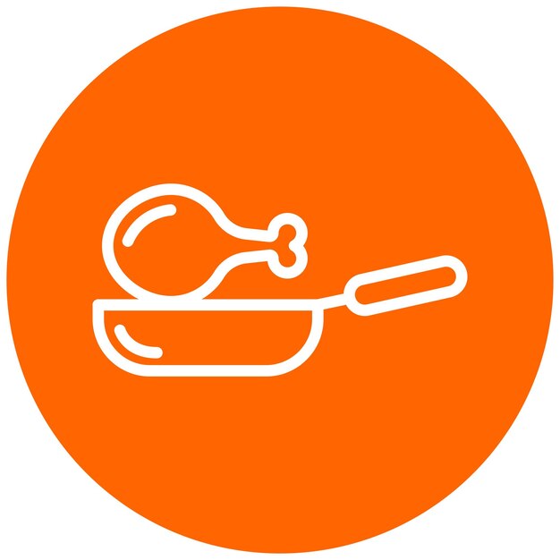 Diseño vectorial estilo de icono de sabor chisporroteante