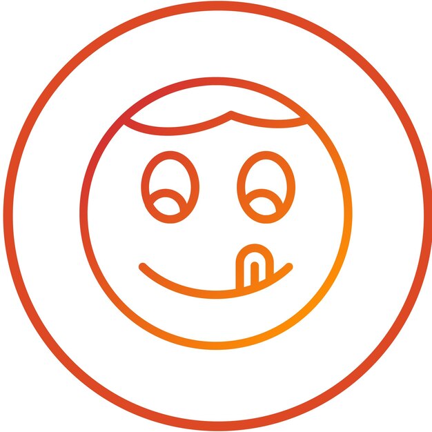 Diseño vectorial Estilo de icono sabroso