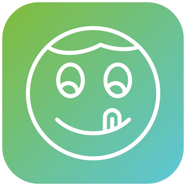 Diseño vectorial Estilo de icono sabroso