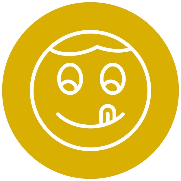 Diseño vectorial Estilo de icono sabroso