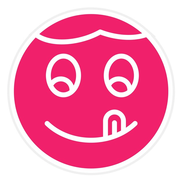 Diseño vectorial Estilo de icono sabroso
