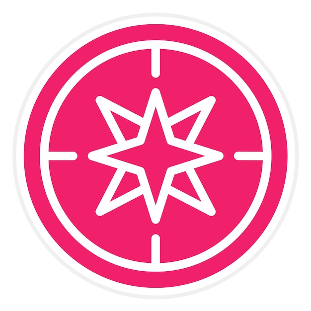 Diseño vectorial Estilo del icono de Safari