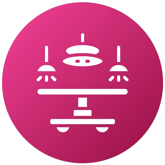 Diseño vectorial Estilo del icono de la sala quirúrgica