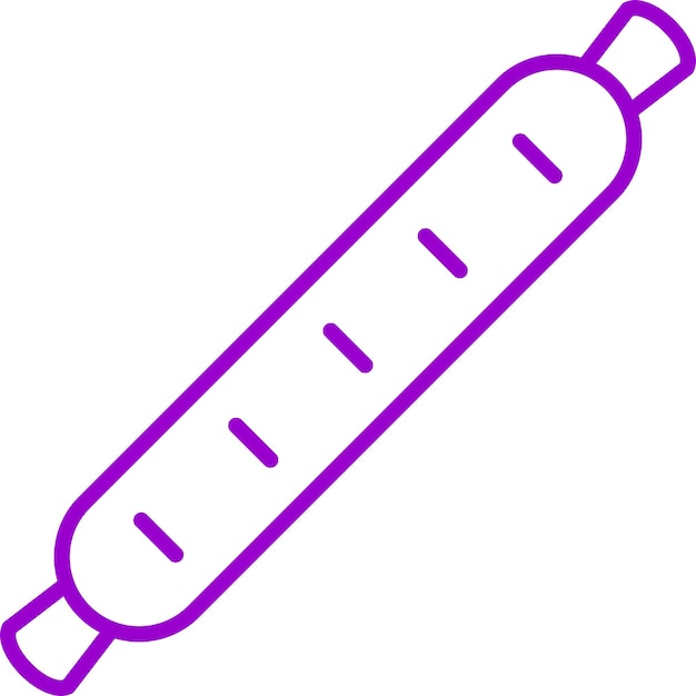 Diseño vectorial de estilo de icono de salchichas calientes
