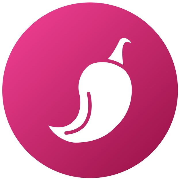 Diseño vectorial estilo de icono de salpicadura de pimienta